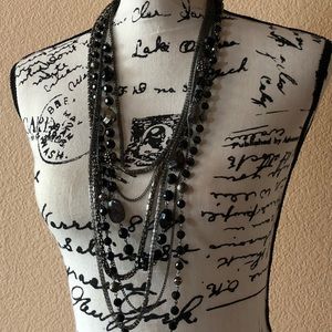 Style & Co. 7 Row Chain With Beaded Strand NEW